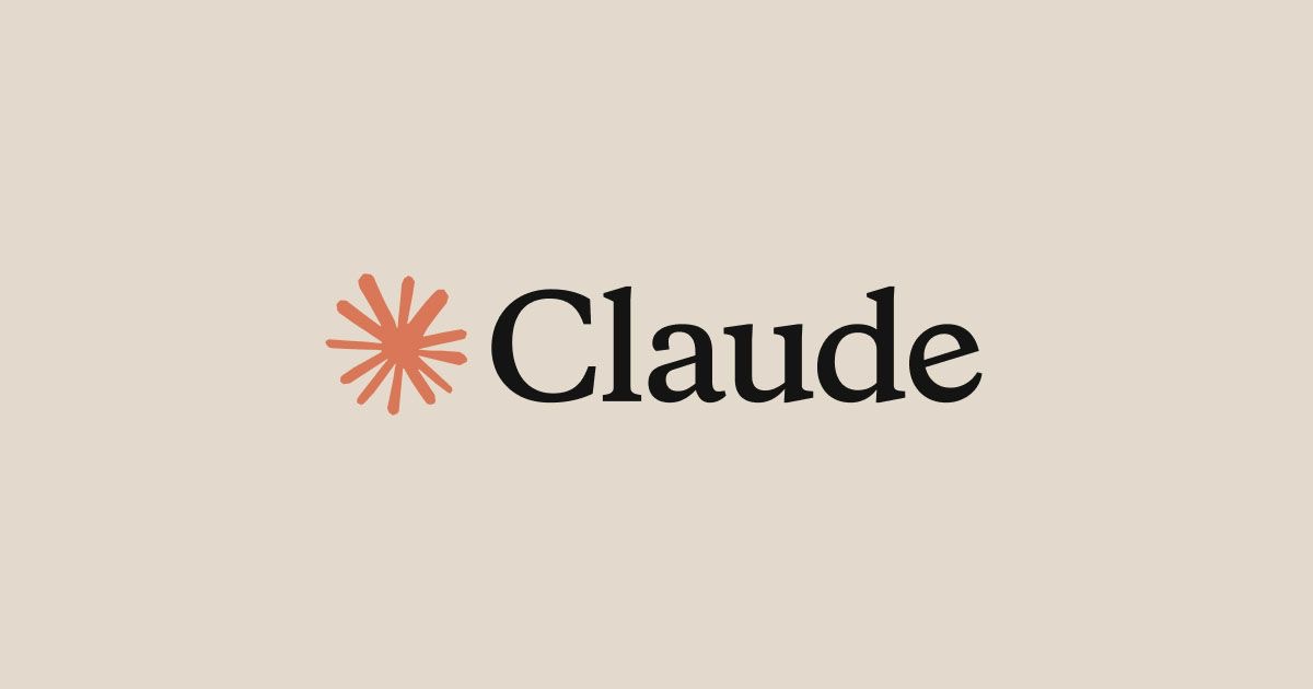 Claude wordmark on Anthropic's product artwork