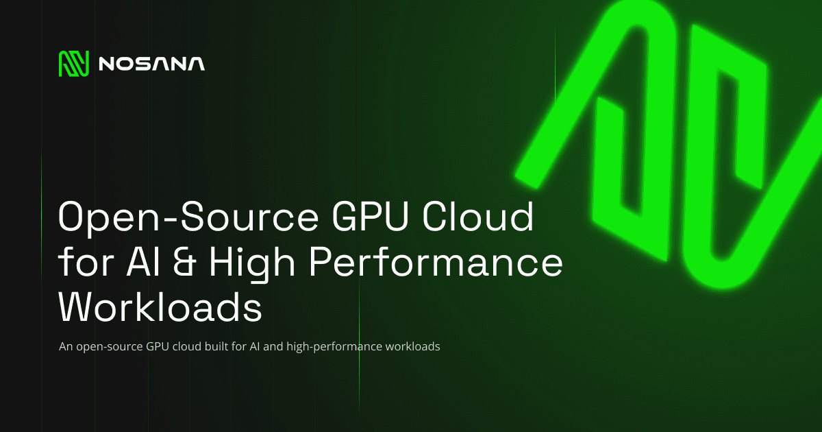 Nosana GPU compute product artwork